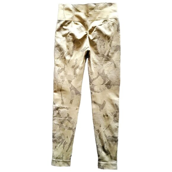 GymShark Adapt Tan Camo Seamless Sports Bra Legging Set Womens Small - Picture 10 of 12